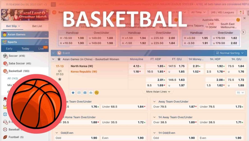 Marvelbet India Basketball betting overview