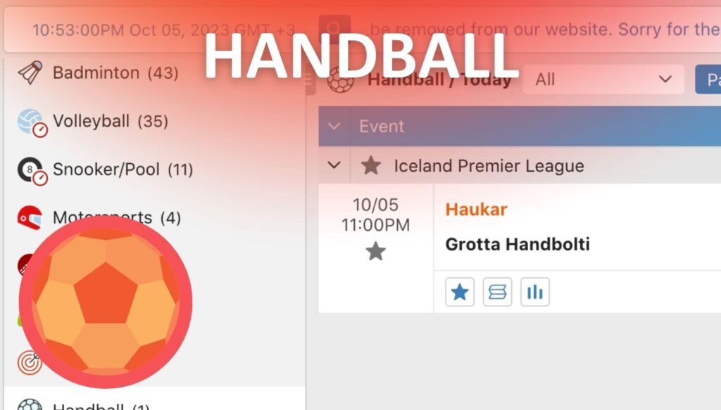Marvelbet India Handball betting options review