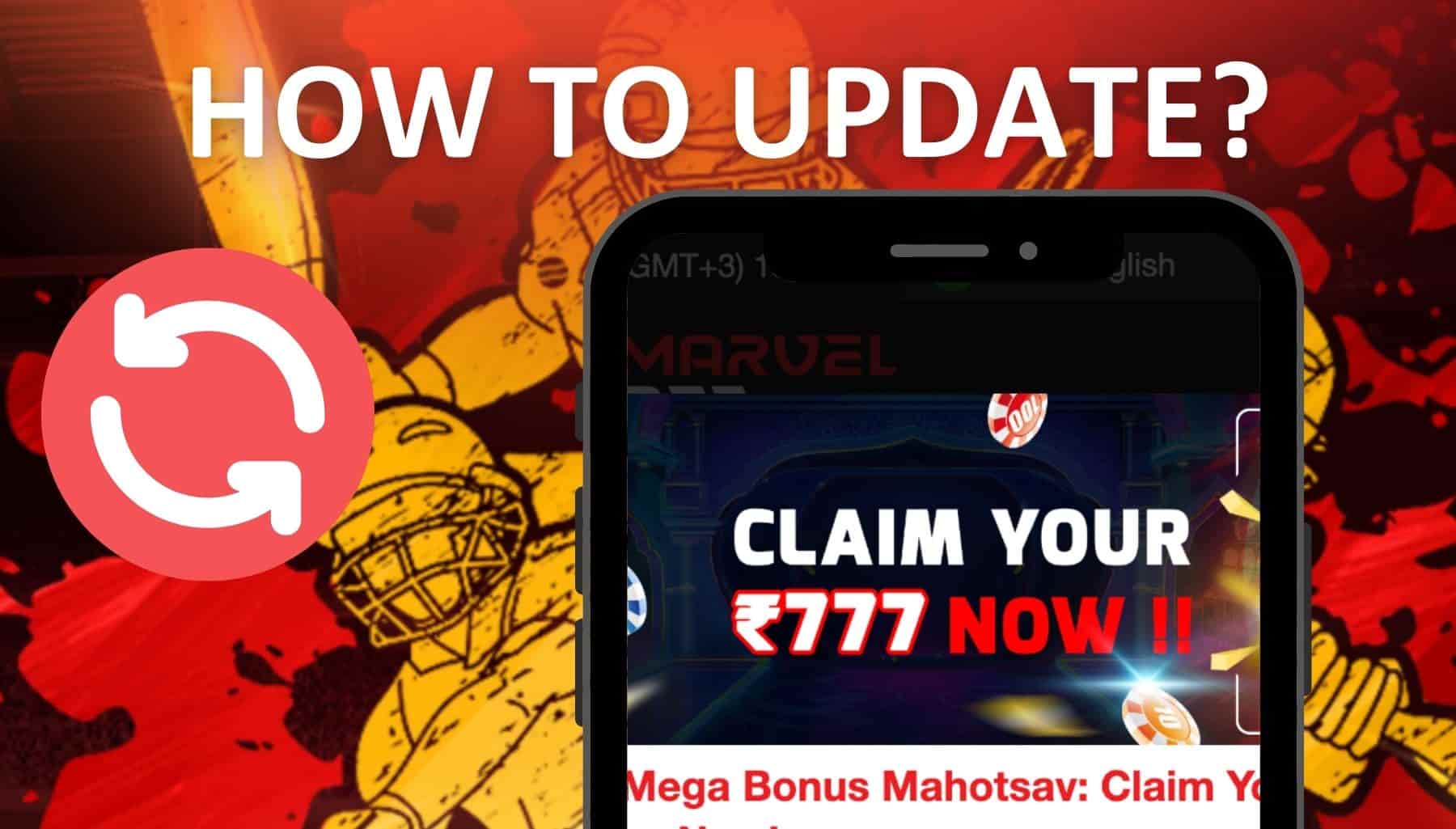 How to Update Marvelbet India Application