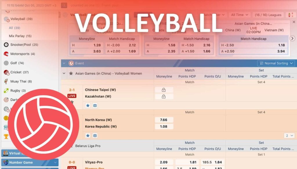 Marvelbet India Volleyball betting website review